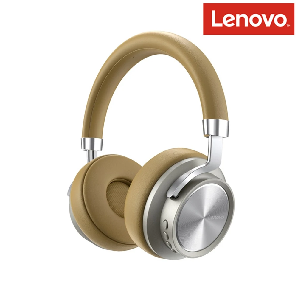 

Lenovo Bluetooth Headset Wireless Foldable Computer Headphone With Noise Cancelling Sports Running Stereo Gaming Earphone