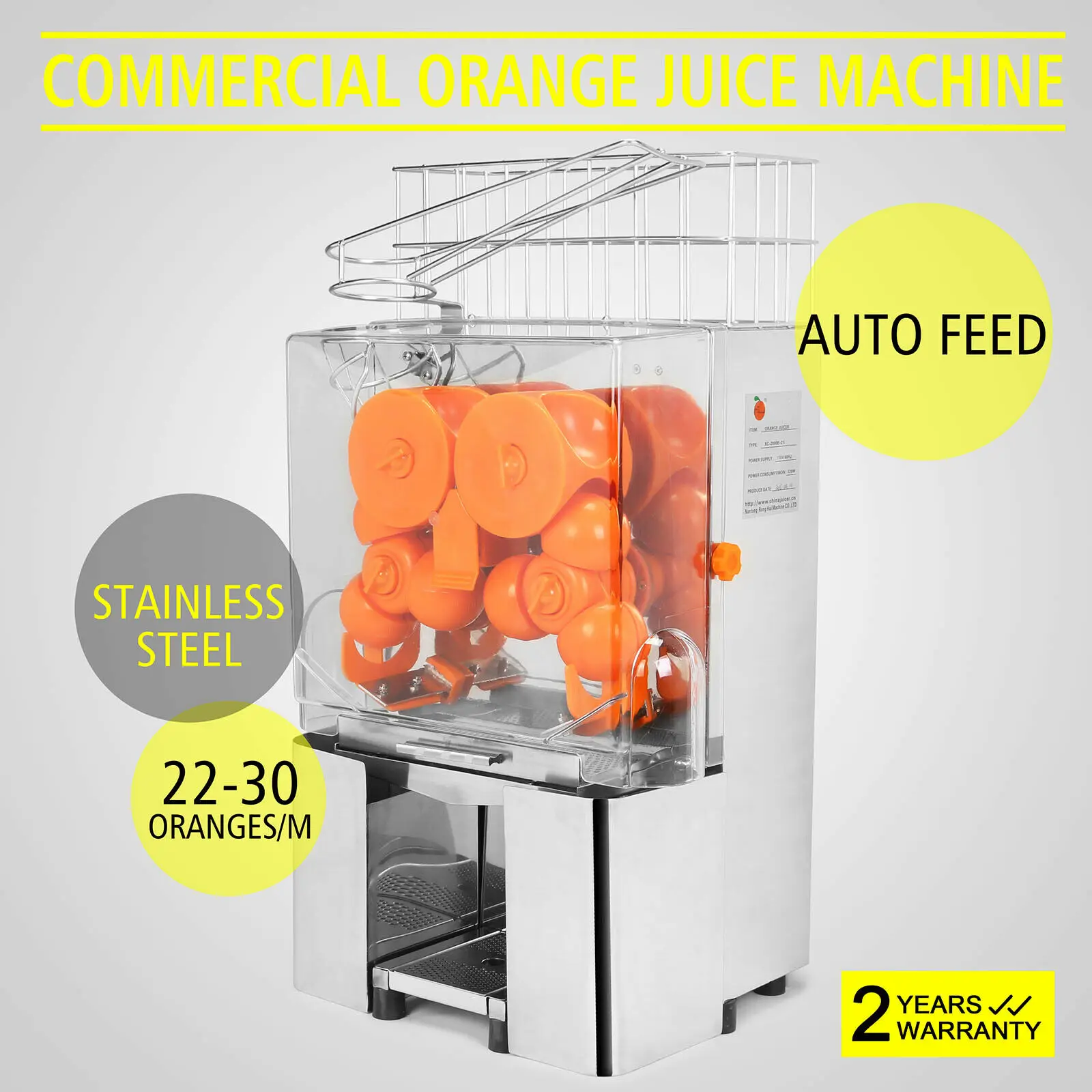 Professional Electric Commercial Automatic Orange Squeezer grapefruit Juice Extractor Juicer Machine | Бытовая техника
