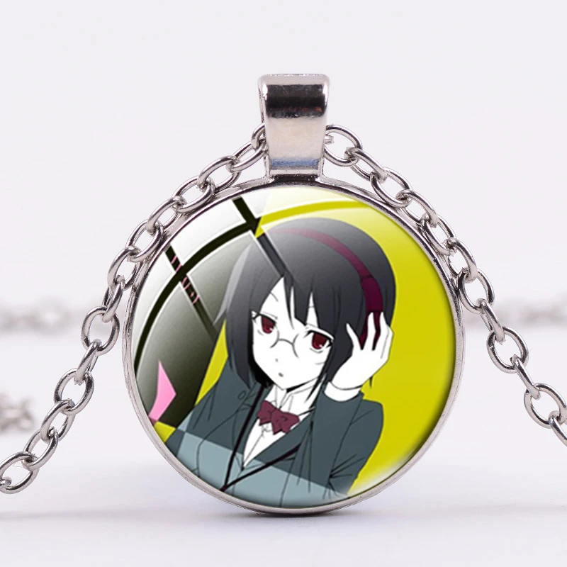 Кулон в стиле аниме DuRaRaRa Celty Sturluson sonorella Anri Ryugamine Mikado круглые стеклянные подвески