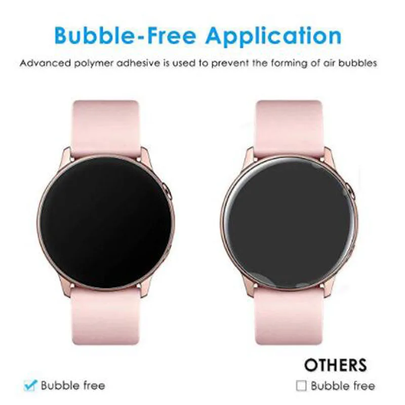 

5pcs TPU Soft Protective Film Guard For Samsung Galaxy Watch Active 2 40mm/44mm Active2 SmartWatch Screen Protector Full Cover