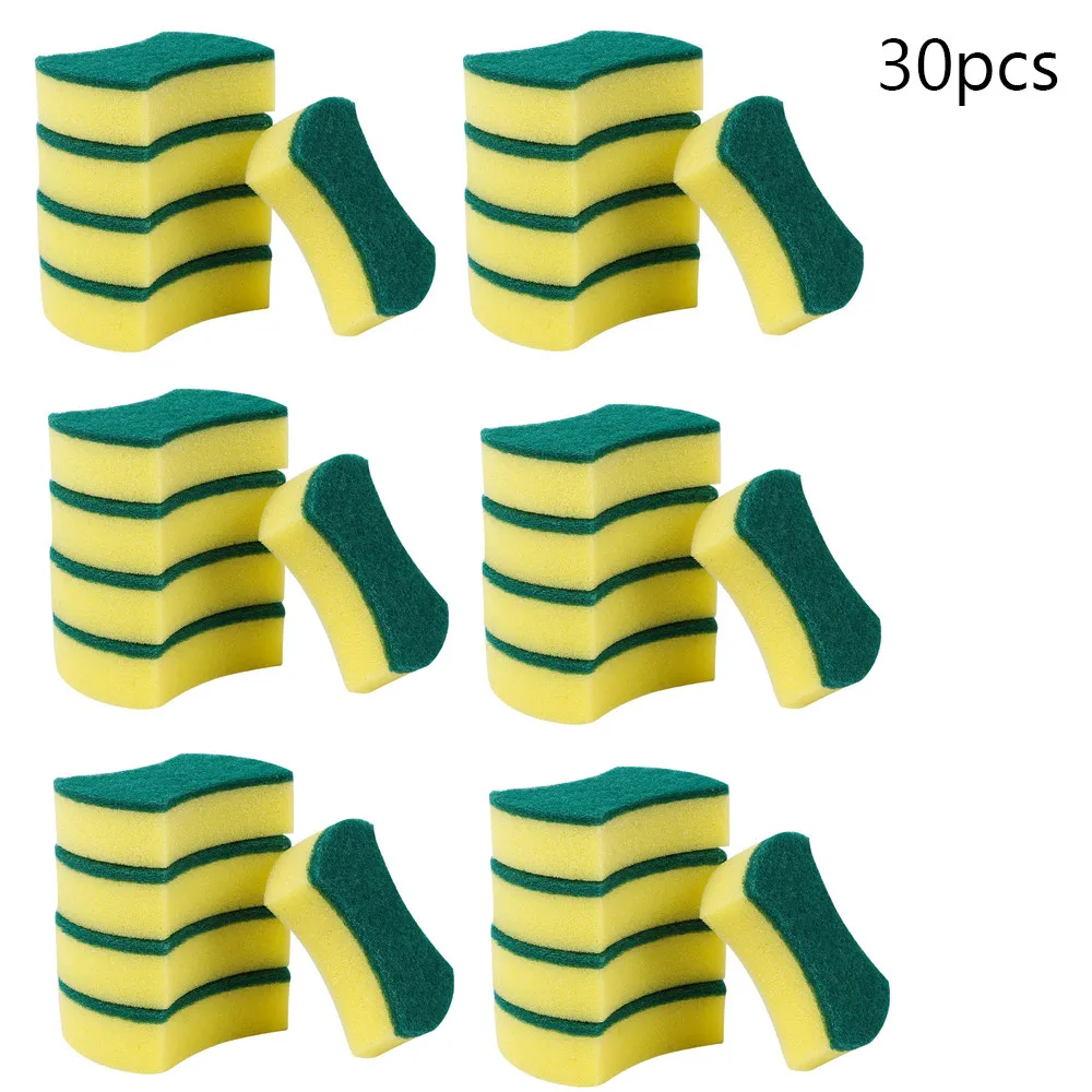 30 шт. двусторонняя губка для мытья посуды | Дом и сад