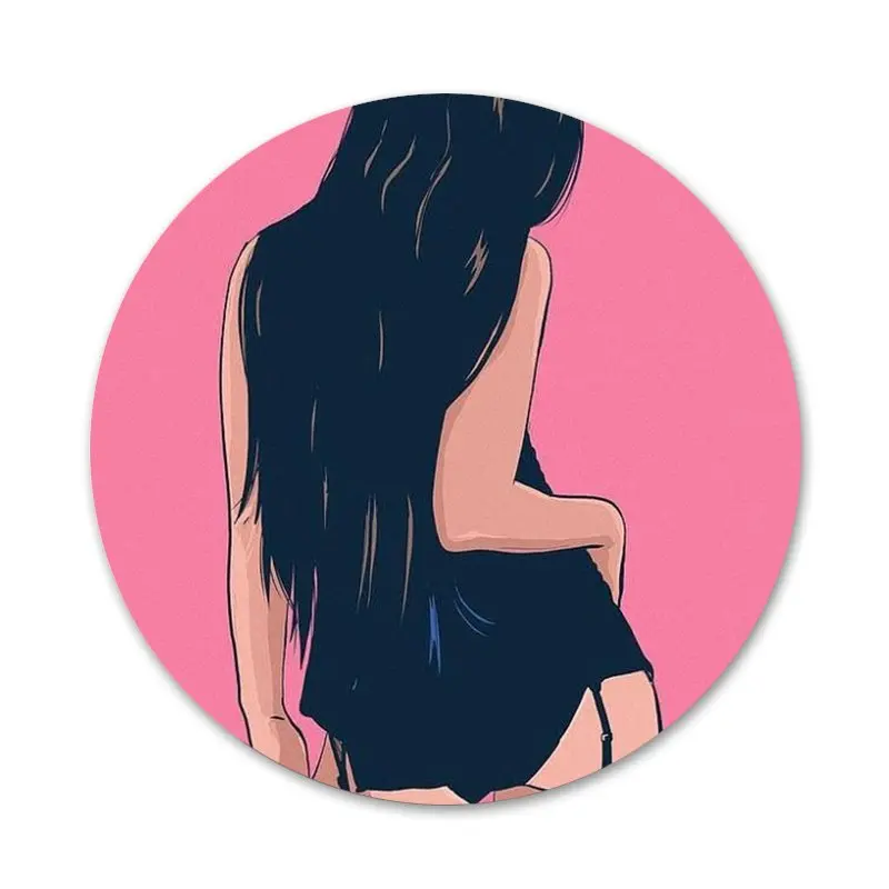 Сексуальная женская красная губа значок для горячей девушки аксессуары одежды