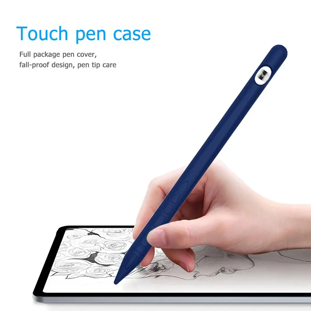 

Анти-скольжения силиконовые планшет стилус для сенсорного экрана, чехол со стилусом для карандаша от Apple 1 защитный чехол без запаха, не линя...