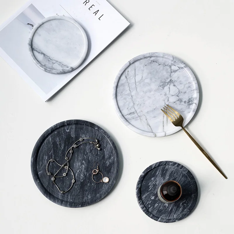 Нордическая мраморная обеденная тарелка для резки сыра декоративная