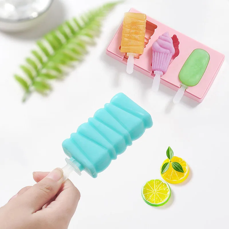 Новая силиконовая форма для мороженого приготовления домашнего инструмент