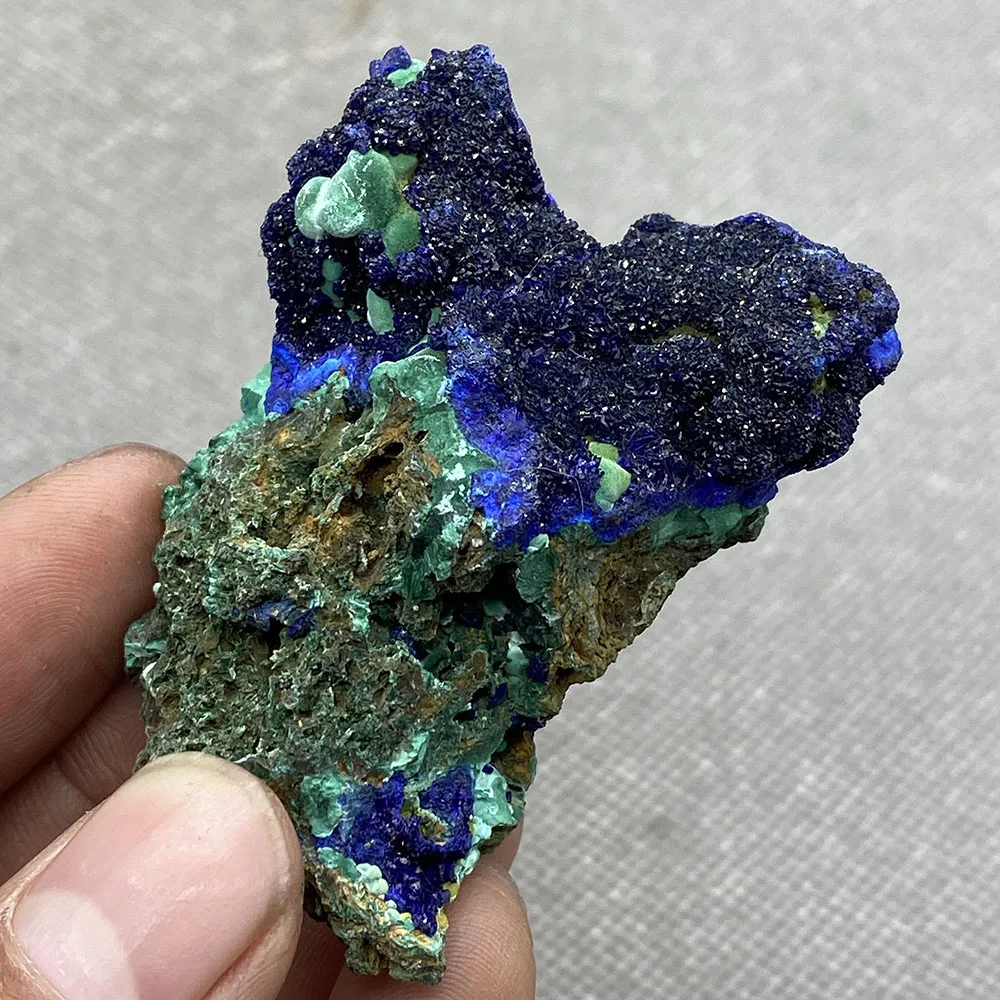 

Natural azurite mineral cristal espÃ©cime da provÃ­ncia de anhui, china H13#