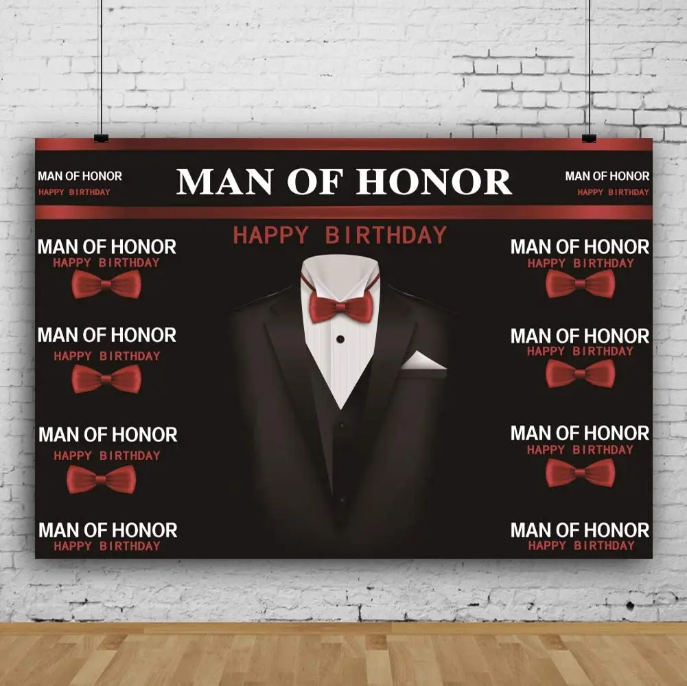 

Фон для фотосъемки с изображением Человека Honor тематический мужвечерние День Рождения Вечеринка приближающаяся ко дню рождения фон костюм галстук для мальчиков реквизит для фотостудии