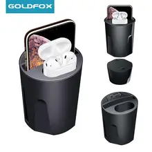 10W Fast Wireless Charger Car Charger Cup for iPhone 11 Pro XS XR/X/8 SAMSUNG Galaxy S9/S8/Note10/Note9 car Cup Charging holder