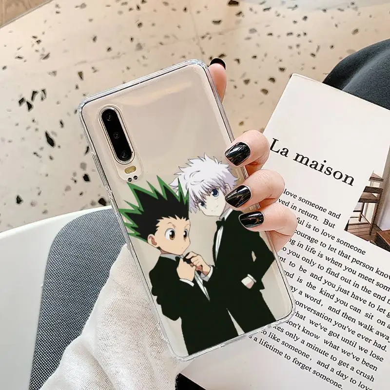 

anime Hunter X hunter Phone Case Transparent for Samsung A71 S9 10 20 HUAWEI p30 40 honor 10i 8x xiaomi note 8 Pro 10t 11
