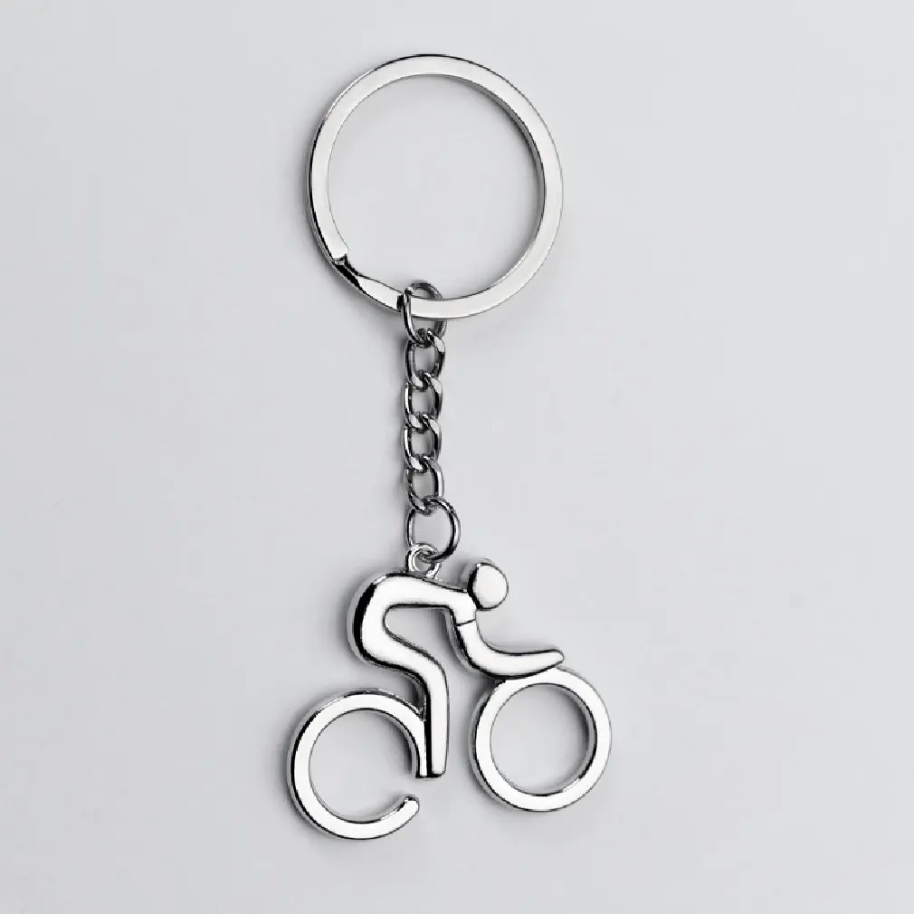 Sports Logo Key Chain Bike Running Weightlifting Football Basketball Keychain Ring Decor Accessories | Дом и сад