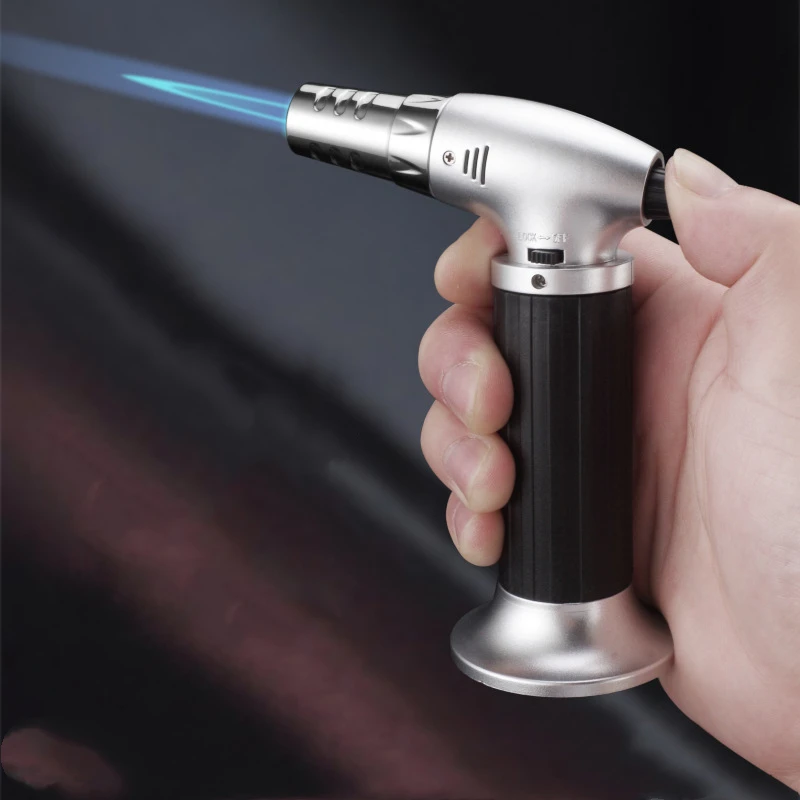 

Kitchen Outdoor Baking BBQ Lighter Spray Gun Torch Pipe Gas Jet Windproof Camping Lighters Turbo Butane Cigarette Cigar 1300 C