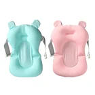 Детские Портативный подушка для ванны для новорожденных Baby Shower мягкая Поддержка стеллаж для выставки товаров ванна для новорожденных безопасности Складная мягкая подушка