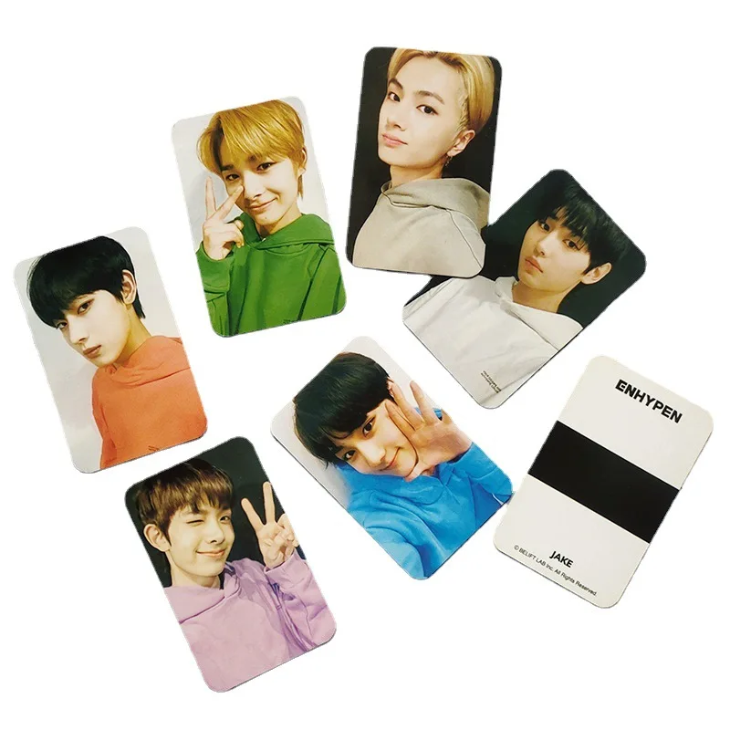 

7pcs/set Kpop ENHYPEN Photocard for Light Stick Lamp HD High Quality New Photo Cards K-pop Enhypen