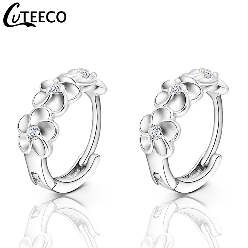 CUTEECO классические серьги-гвоздики сливы для женщин модные ювелирные изделия Brincos - Окраска металла: AJ0176