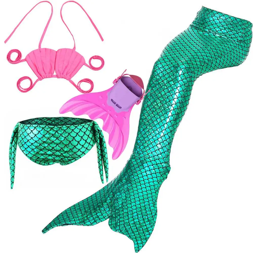 Cola de sirena новый детский хвост русалки для купания косплей вечерние купальные