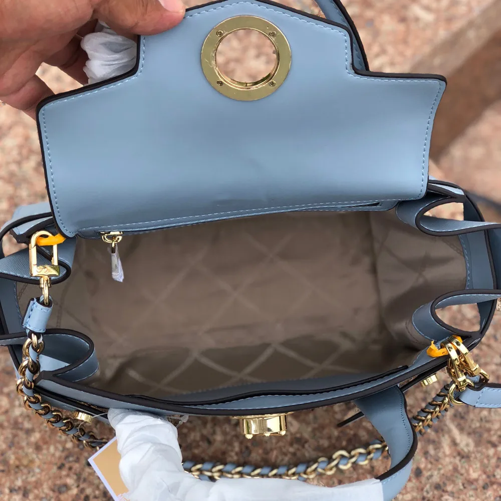 

New fashion luxury business women handbag full leather comfortable shoulder and back slant