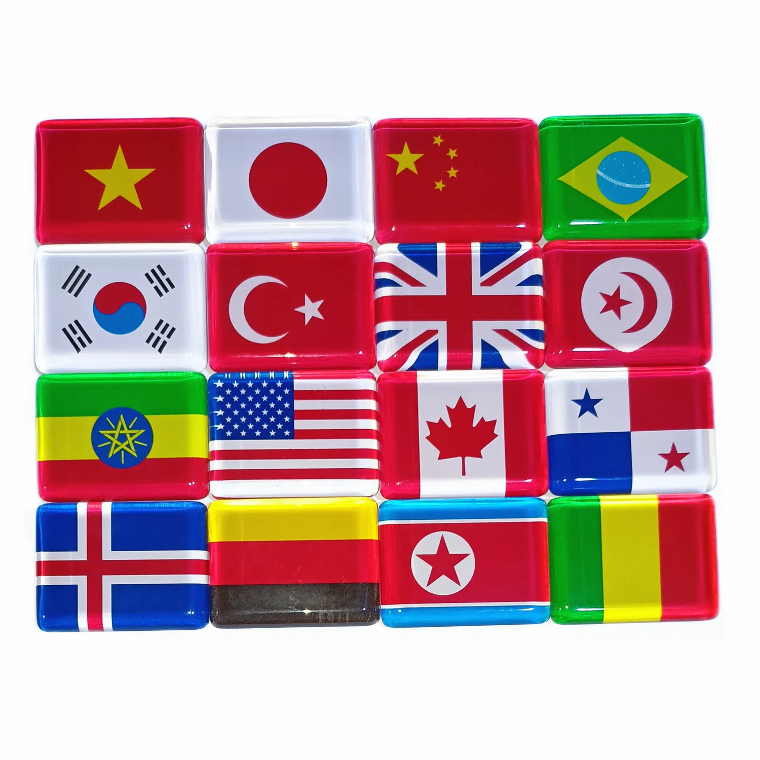 

National flags Glass Fridge Magnets Tourist Souvenirs Crafts gifts Refrigerator Magnets Decoration Articles Handicraft