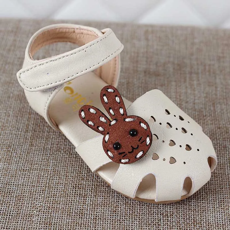Baby Girl Summer Garden Sandals Flower Princess Girls Anti Slip Soft Sole Rabbit Hollow Casual Shoes Super 1-3Y |