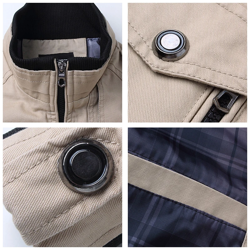 Bomber Jacket Men Fashion Casual Windbreaker Coat 2021 Spring Autumn New Hot Outwear Stand Slim Military Mens |