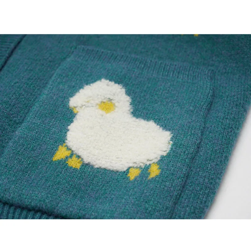 

2020 autumn new retro sweater women japanese loose lazy wind autumn and winter cute little sheep woolen coat