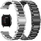 Ремешок из нержавеющей стали для смарт-часов Garmin шнуршнур SQ Music, металлический ремешок 20 мм, ремешок на запястье для Forerunner 245 645 мVivomove HR