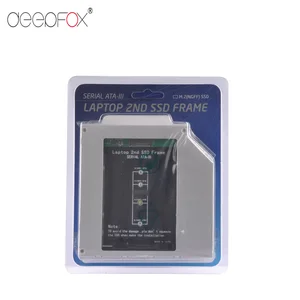 DeepFox алюминиевый корпус NGFF M.2 M2 2nd HDD Caddy 12,7 мм SATA 3 Optibay корпус жесткого диска адаптер DVD HDD 2,5 SSD чехол для ноутбука