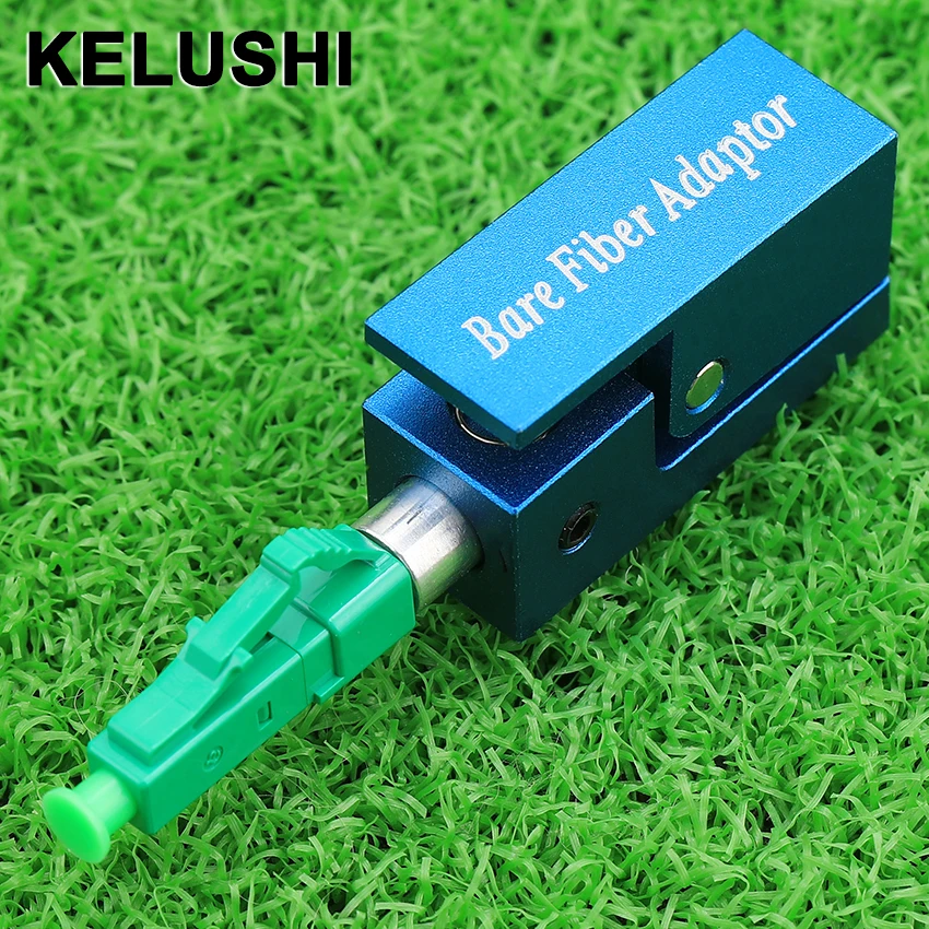 KELUSHI LC/APC Square Single-Mode Bare Fiber Adapter Optical Cable Test Connector For Optical Fiber Emergency Repair
