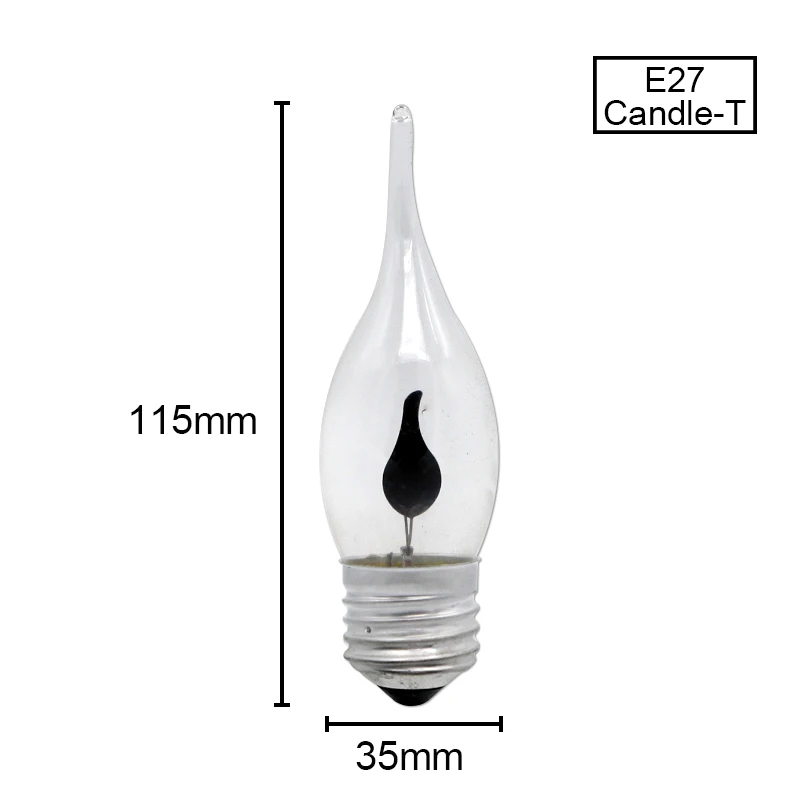 

LED лампа Edison Flame PARKSON теплый свет 3Вт