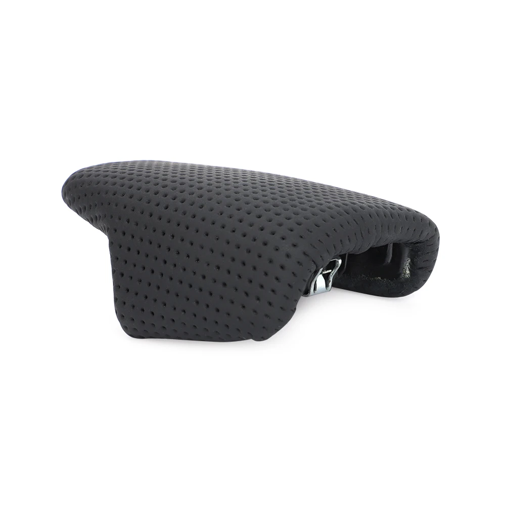 Кожаная Ручка рычага переключения передач черная перфорированная ручка для Audi A4