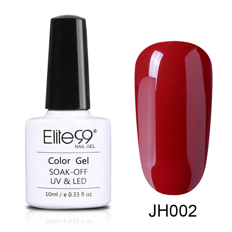 JH002 Elite99 лак для ногтей винно-Красного цвета серия Гель лак для ногтей отмачиваемый матовый эффект УФ гель Гибридный лак Полупостоянный маникюр - Цвет: JH002