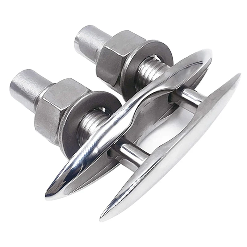 

316 Stainless Steel Bollard 5 Inches Retractable Cable Bolt Marine Hardware Accessories