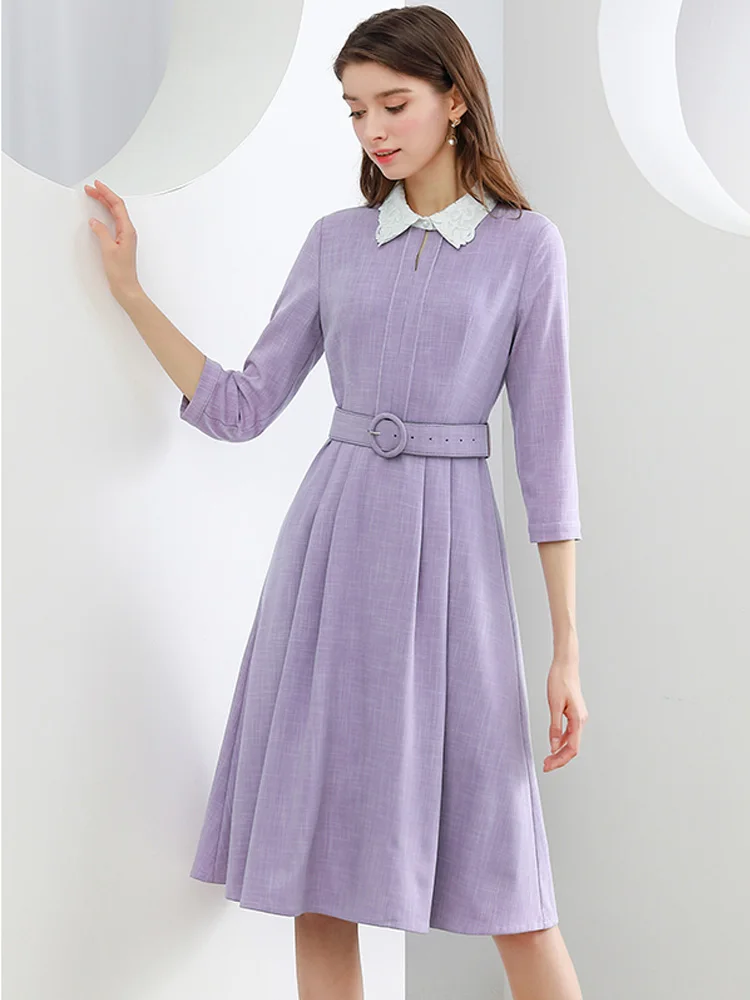 Женское Хлопковое платье трапециевидной формы Only Plus элегантное весеннее Платье