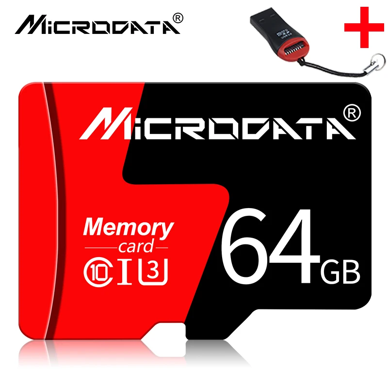 Горячая Карта памяти micro sd карта класс 10 32 Гб 64 ГБ 16 ГБ 8 ГБ TF tarjeta micro sd флэш-накопитель micro sd карта s для смартфонов и ПК/DVR - Емкость: 64G with Card Reader