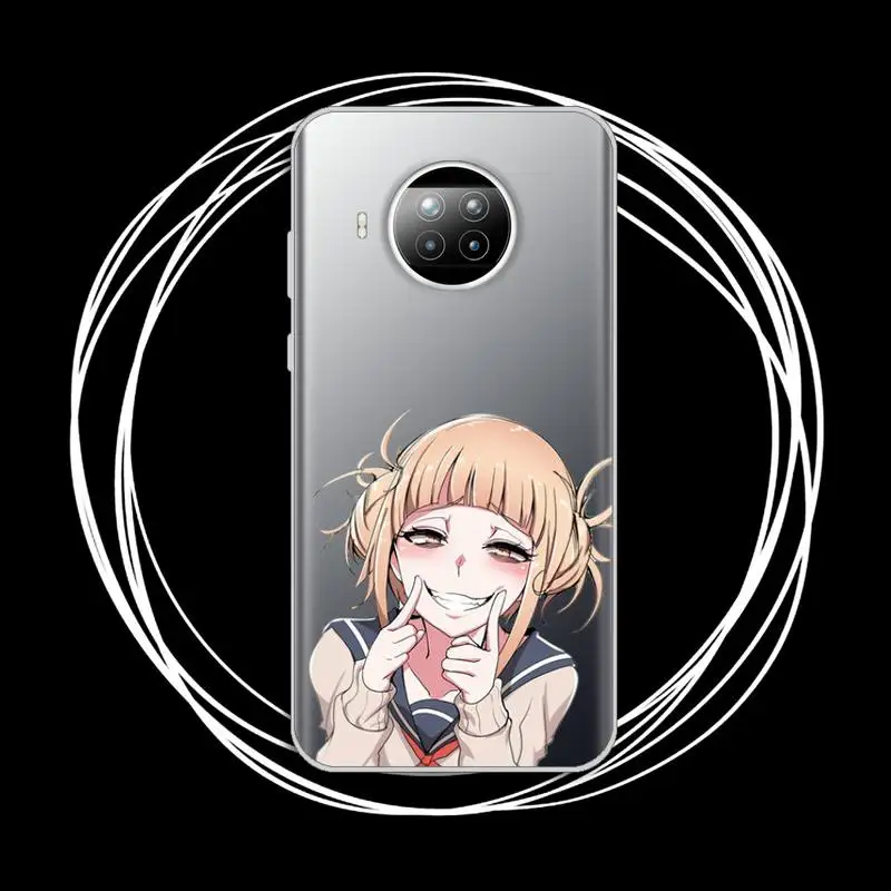 

Himiko Toga Phone Case Transparent for Xiaomi Redmi note 10 t 8 9 pro lite 11