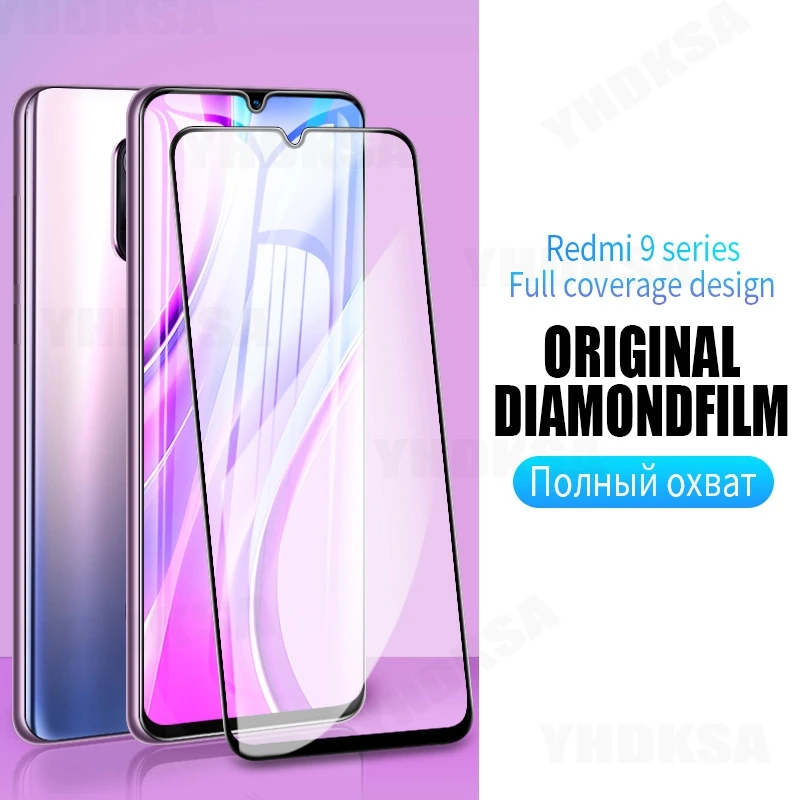 Защитное стекло 9D для Xiaomi Redmi 9 9A 9C 9T 8 8A Note 7 10 Pro 8T 9S закаленное | Мобильные телефоны