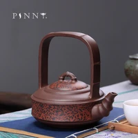 pinny 540ml purple clay ti liang teapot yixing china hand made ceramic tea pot chinese kung fu tea set purple sand crafts