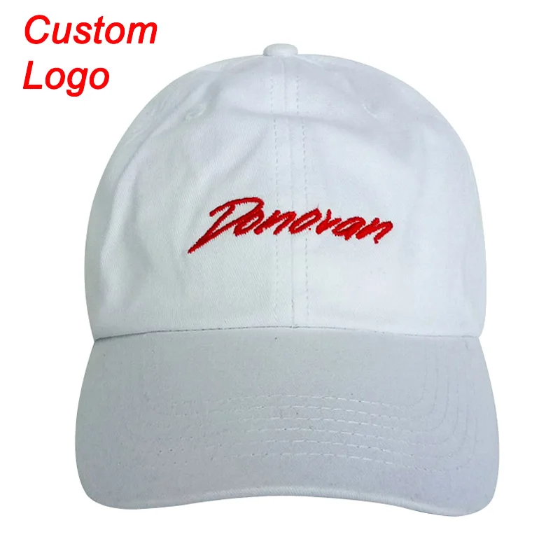 Custom Logo Sticker Hang Tag Woven Label Baseball Adjusted Size Kids Adult Unstructured Caps Snap Back Strap Cotton Dead Dad Hat