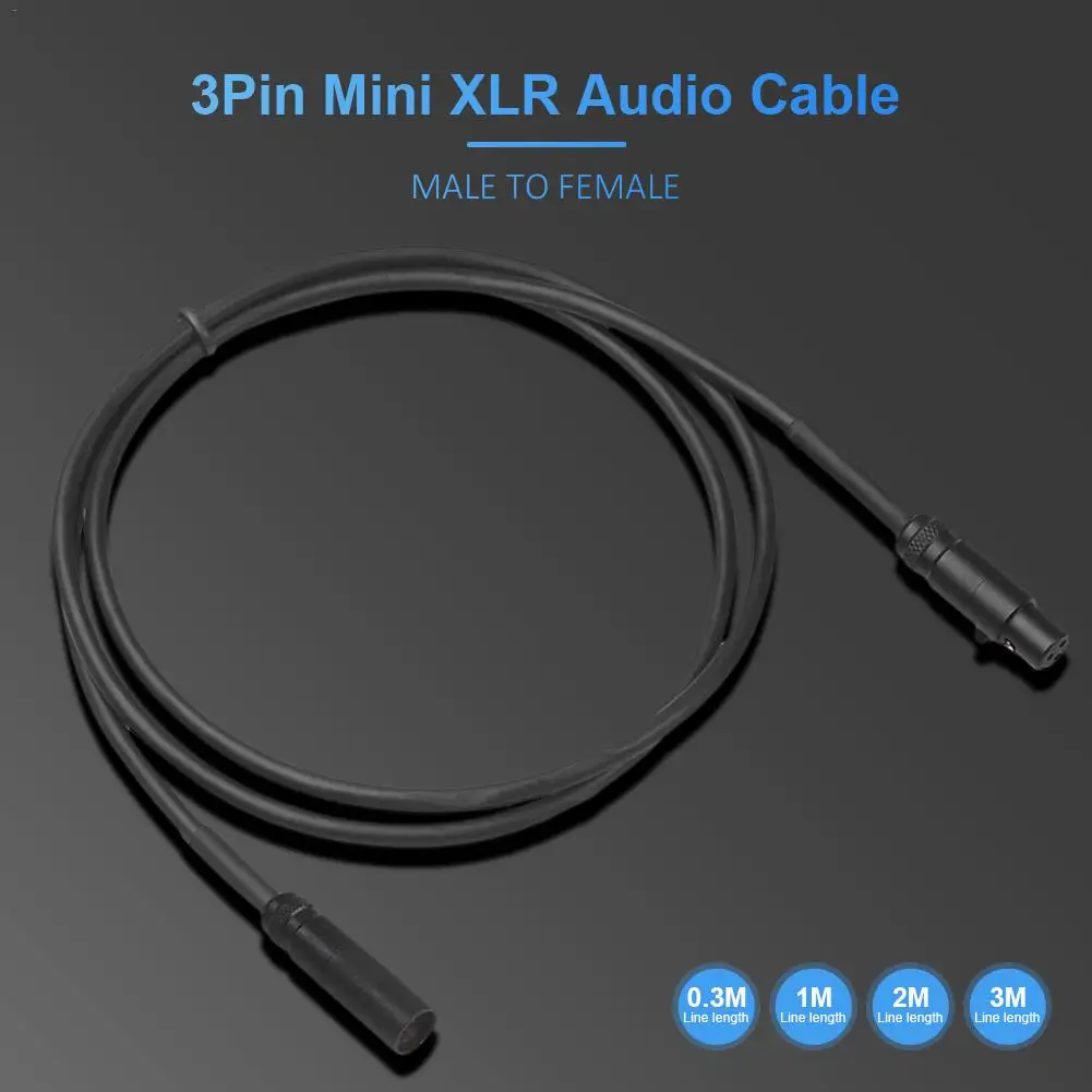 0 3/1/2/3 м 3 Pin Mini XLR для мужчин и женщин аудио кабель микрофон Интерфейс соединение