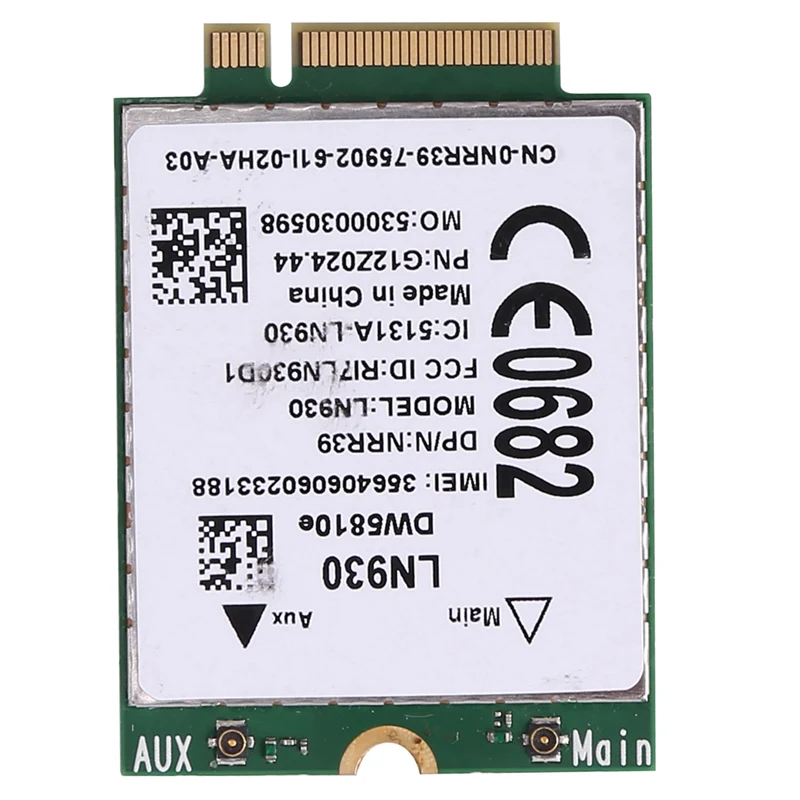 

for Telit LN930 WWAN Card DW5810E 4G Wireless LTE Mobile WWAN Card for Laptop Tablet Wireless Router Camera