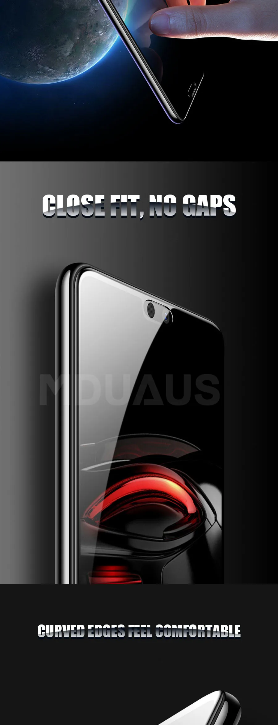 9D защитное стекло на huawei P20 Pro P10 P9 Lite Plus huawei P Smart защита экрана Закаленное стекло пленка чехол