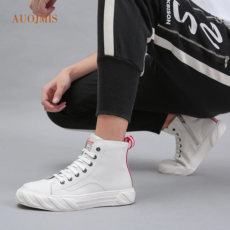 Мужские замшевые туфли дышащая Белая обувь на осень | Обувь