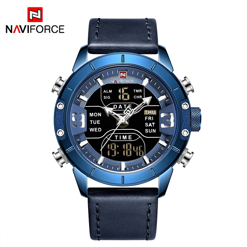 NAVIFORCE мужские роскошные брендовые золотые часы мужские спортивные повседневные кварцевые наручные мужские часы бизнес военные часы Relogio Masculino - Цвет: BEBEBE