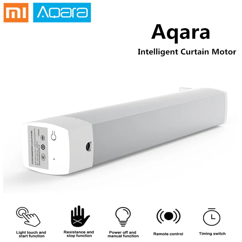 Xiaomi Aqara умная штора мотор умный Zigbee Wifi для xiaomi устройство «умный дом» беспроводной пульт дистанционного управления через приложение mi Home