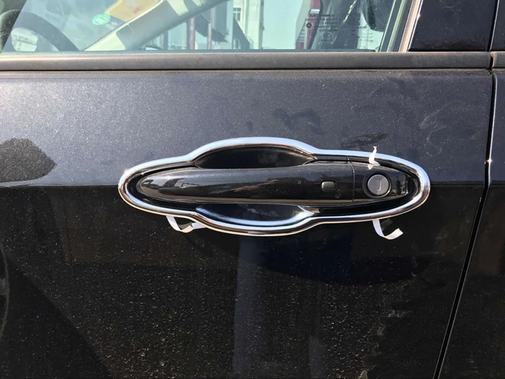 

For Jeep Compass 2017 2018 2019 Chrome Exterior Door Handle Bowl Cover Trim