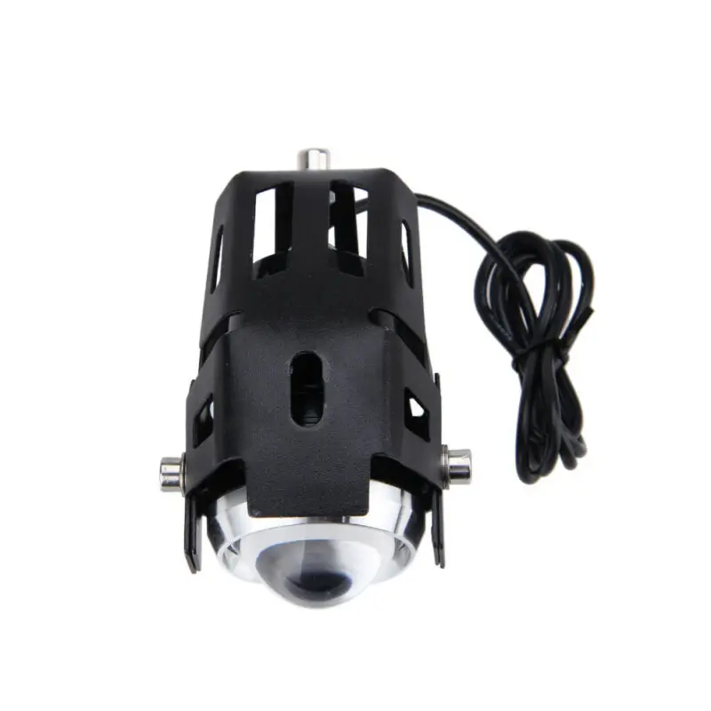 2 шт. AC/DC 12 V-80 V 125W мотоцикл U5 светодиодный шарик голова светильник противотуманный автомобильный светильник спот лампа& переключатель мотоцикла головной светильник налобный фонарь
