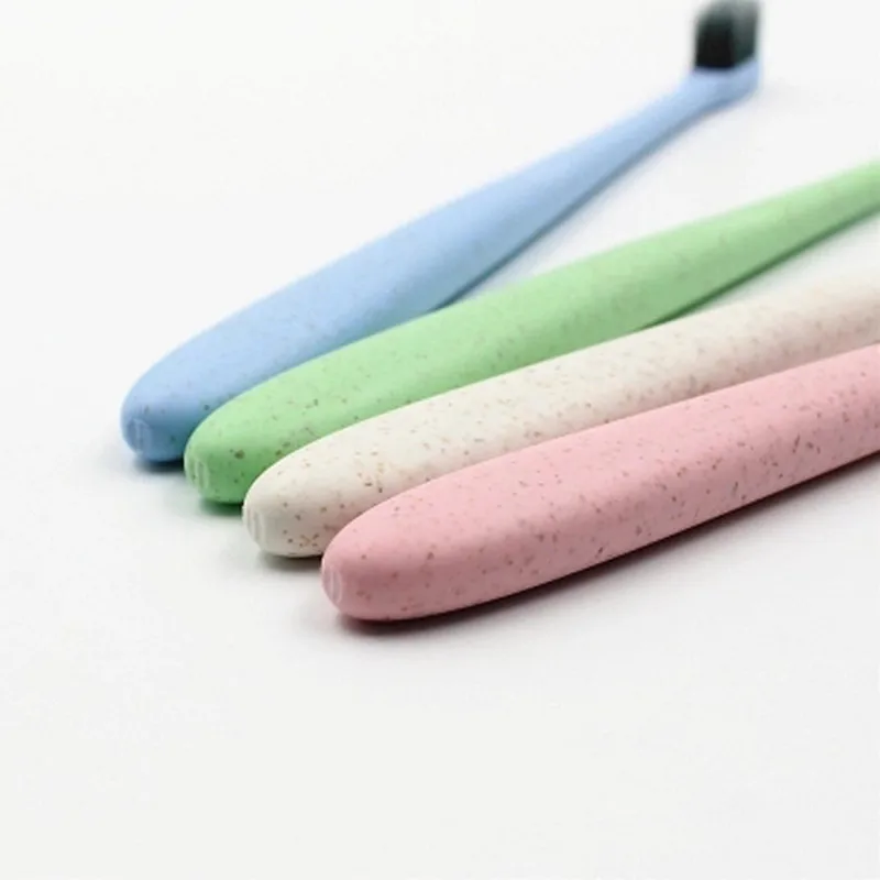 

Wheat Small Head Toothbrush Adult Soft Nano Bristle Tooth Brush