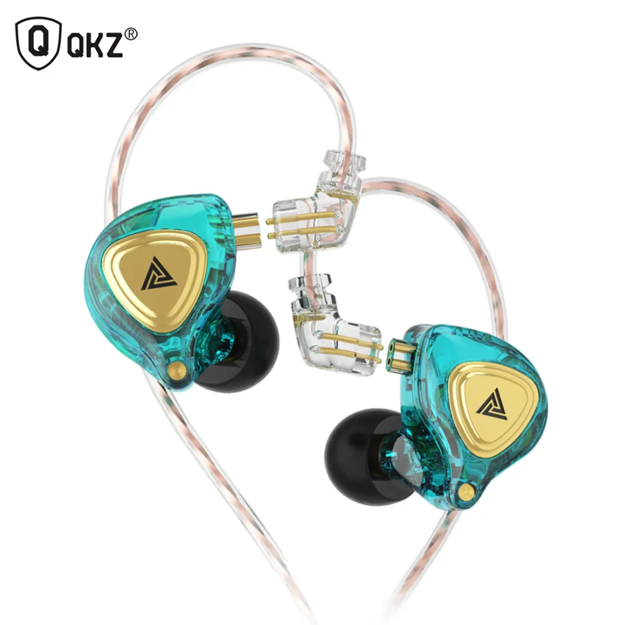 

QKZ ZX3 Bass Earphones Sport Running Wired Hanging In Ear Headphone Stereo Noise Cancelling Headset Earbuds With Mic