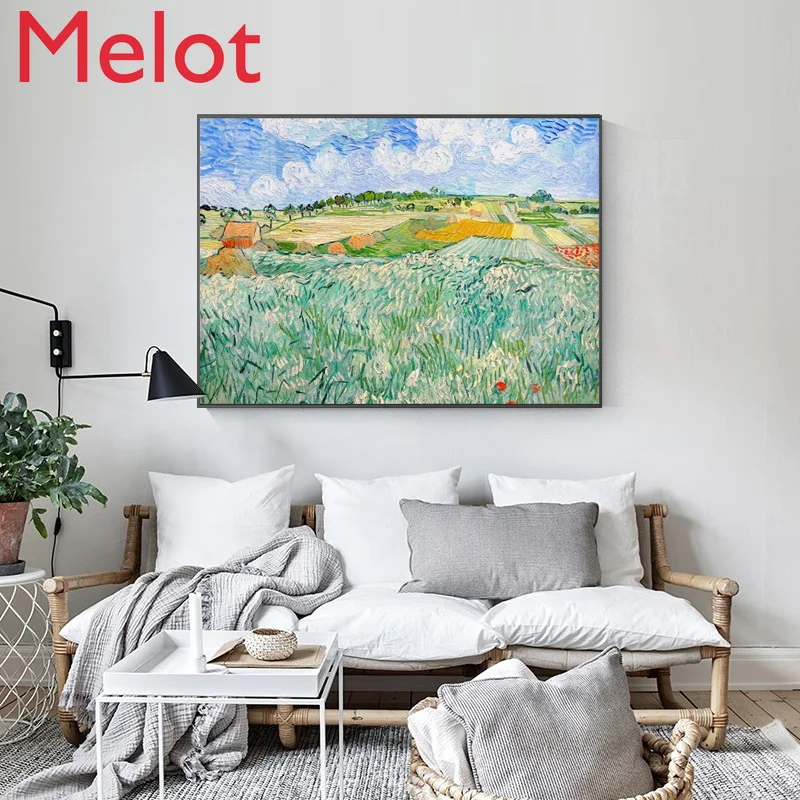 

Restaurant Decoration Painting Nordic Style Hanging Painting World-Famous Painting Harvest Dining Room Living Room Single Mural