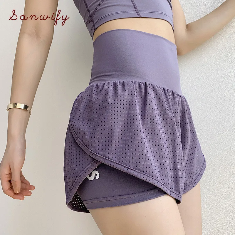 

Sport Shorts Women Fitness Shorts High Waist Abdomen Summer Workout Running Shorts Gym Yoga Shorts