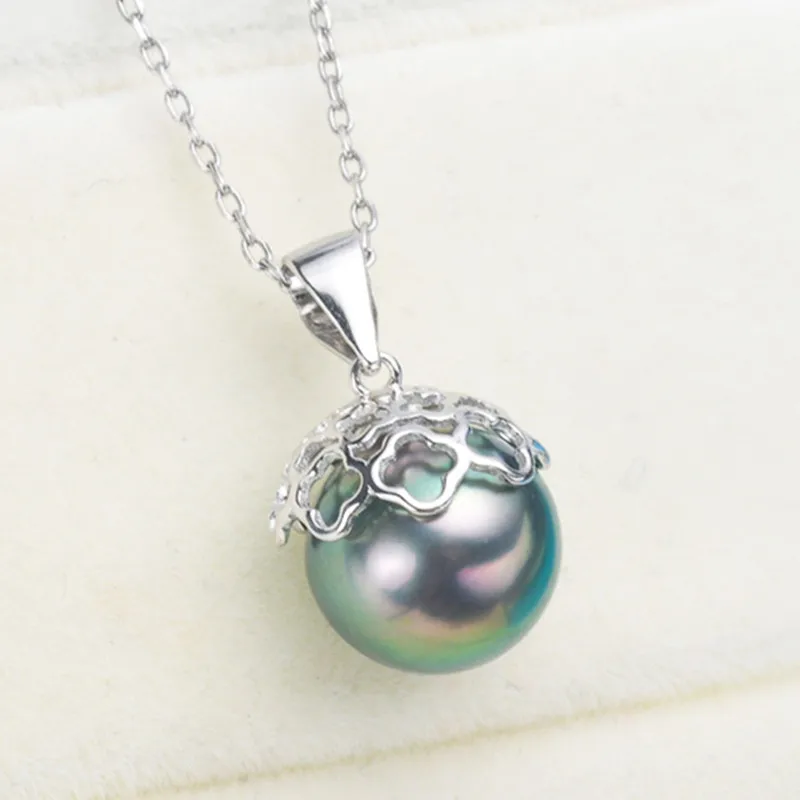 Подвеска из серебра 925 пробы с жемчугом|Ювелирная фурнитура и компоненты| |